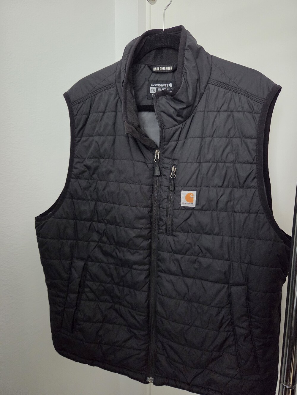 Carhartt Men's Gilliam Black Puffer Vest
